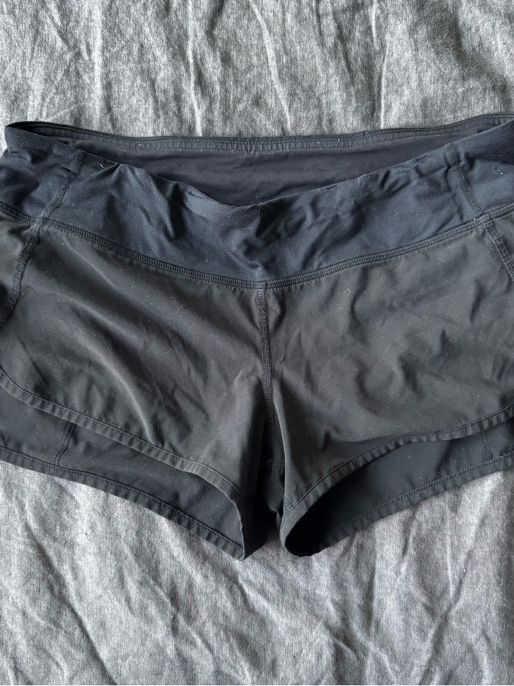 lululemon athletica Black Women's Running Shorts
